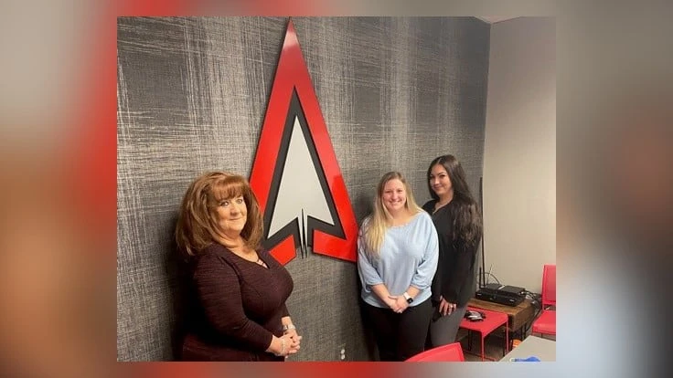 Pictured (left to right): Beatrice Ferretti, Nicole Medenfindt and Alexandra Pelissier.