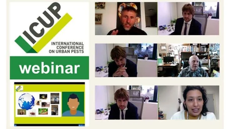 Top photo: Webinar chairman Ruben Bueno (right) with Jordi Pascual Sala. Middle photo: Webinar chairman Ruben Bueno (left) with Michael Rust. Bottom photo: Webinar chairman, Ruben Bueno with Federica Boiocchi