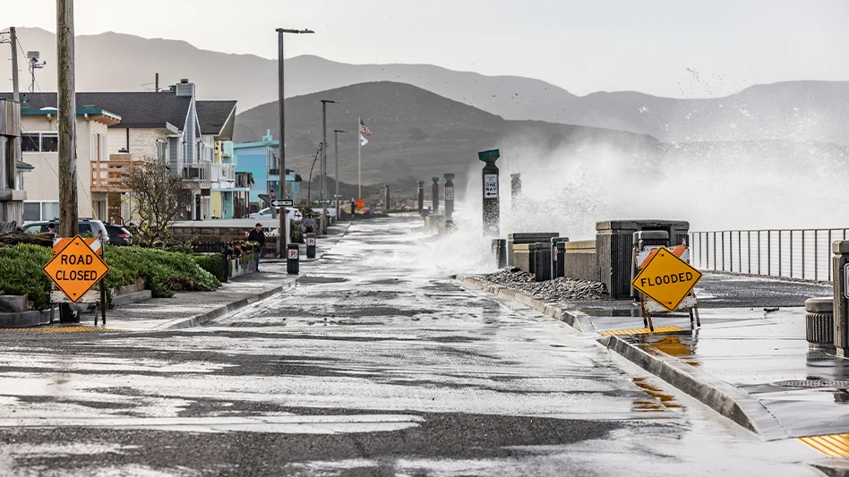 While California has suffered a drought the last several years, an atmospheric river, nicknamed a Pineapple Express, hit Northern areas of the state and then spread southward  coming from the Hawaiian shores.