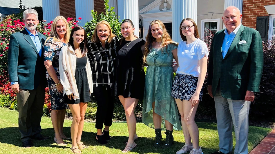 Pictured (L-R): Tim Pollard, Shay Runion, Mackenzie Pugh, Emily Thomas Kendrick, Ava Scott, Krysten Simpkins, Madison Conner, and Joe Thomas.