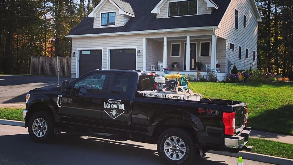 Northwoods Tick Control truck