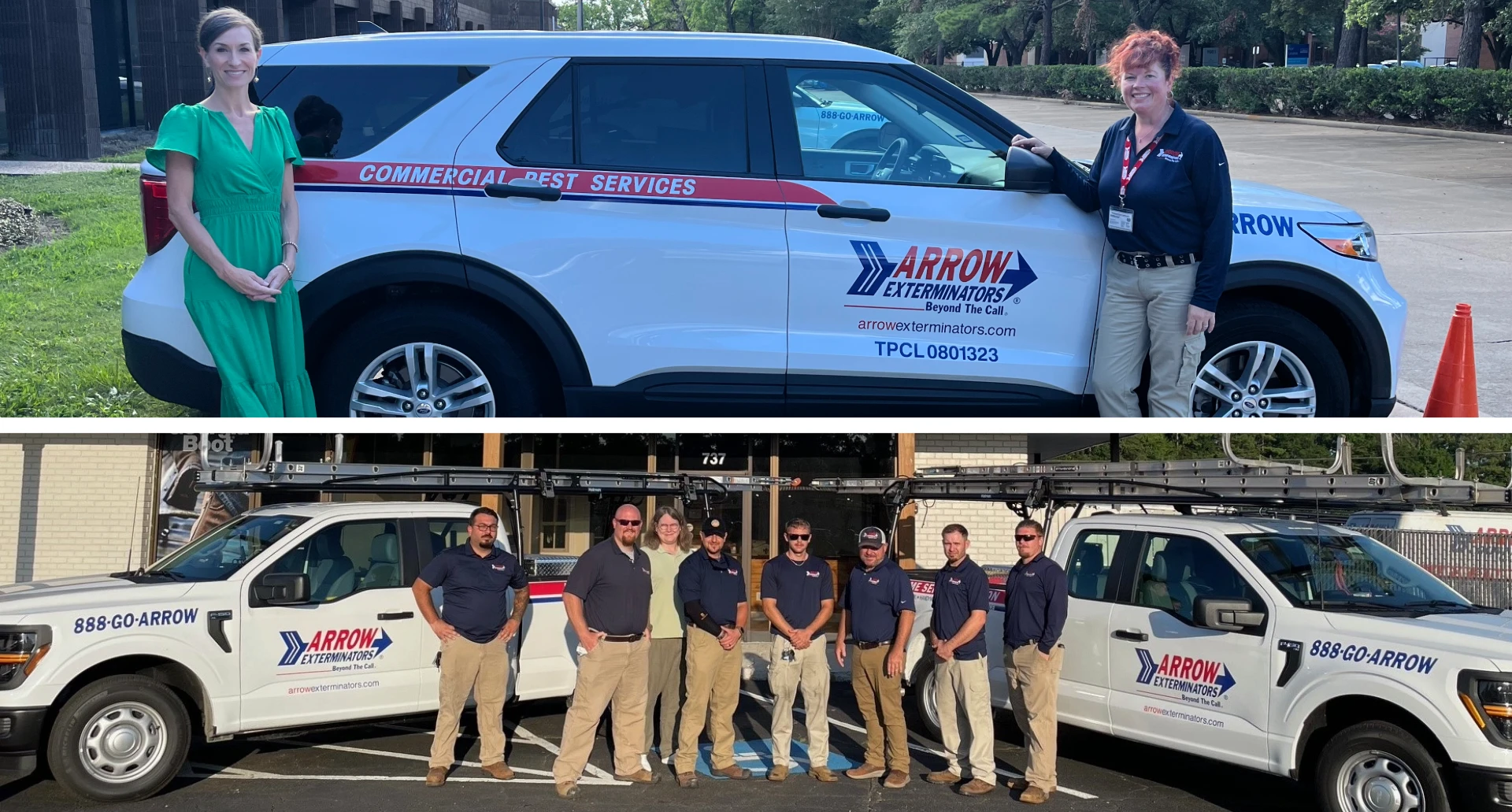 Top photo: Houston Commercial:  (L-R) Carrie Howell and Sandy Eason; Bottom: NW GA HSC:  (L-R) Travis Rodriguez, Steven Leonard, Shaun McMaster, Jacob Futch, Lucas Shifler, Jamie Nichols, Caleb McCord, and Steven Gatlin